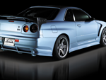 SKYLINE GT-R BNR34 リア